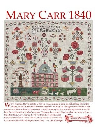 NeedleWork Press - Mary Carr