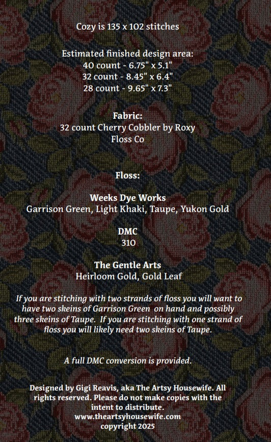 The Artsy Housewife - Cozy