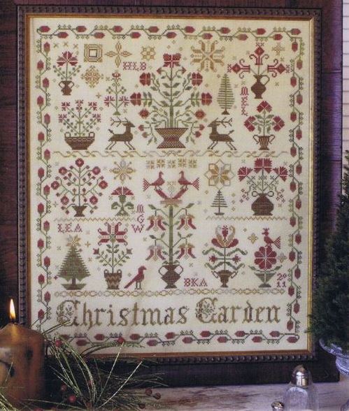 HDF Vikki Clayton-Dyer Silk - Blackbird Designs Christmas Garden