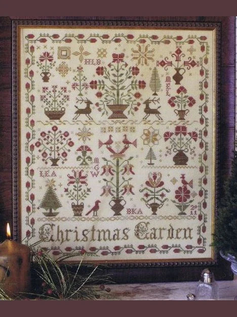 HDF Vikki Clayton-Dyer Silk - Blackbird Designs Christmas Garden
