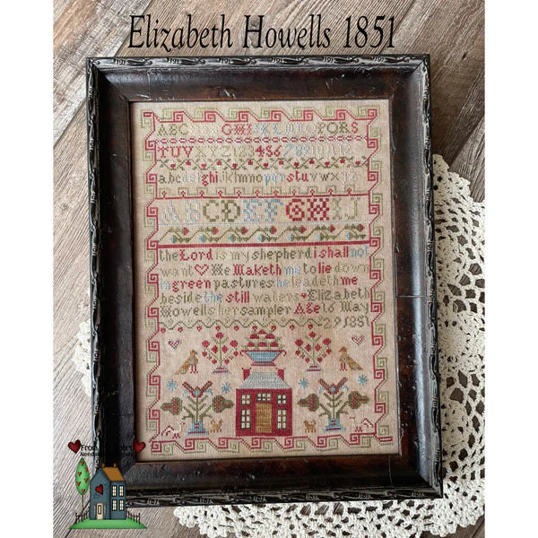 From the Heart NeedleArt - Elizabeth Howells 1851
