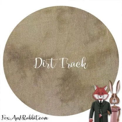 16 Count Aida Dirt Track Fox and Rabbit