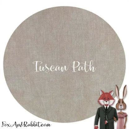 18 Count Aida Tuscan Path Fox and Rabbit