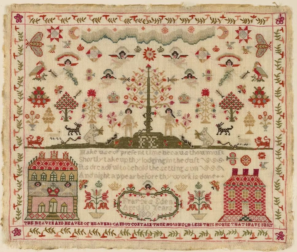 HDF Vikki Clayton-Dyer Silk - Handwork Samplers Frances Eden 1809