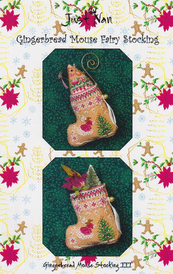 Just Nan - Gingerbread Mouse Fairy Stocking