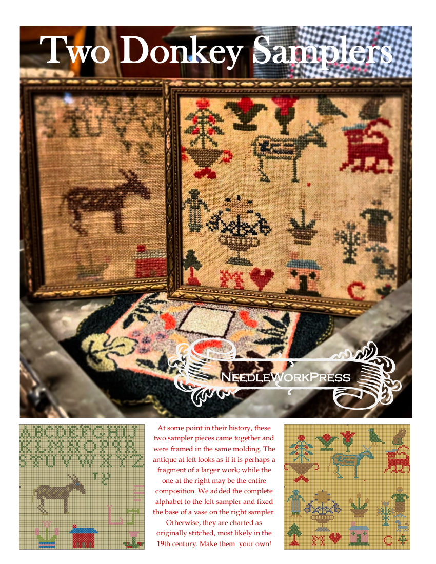 NeedleWork Press- Two Donkey Samplers