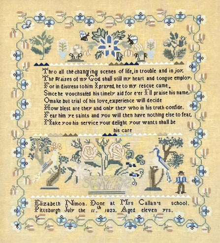 Queenstown Sampler Designs - Elizabeth Nimon 1832