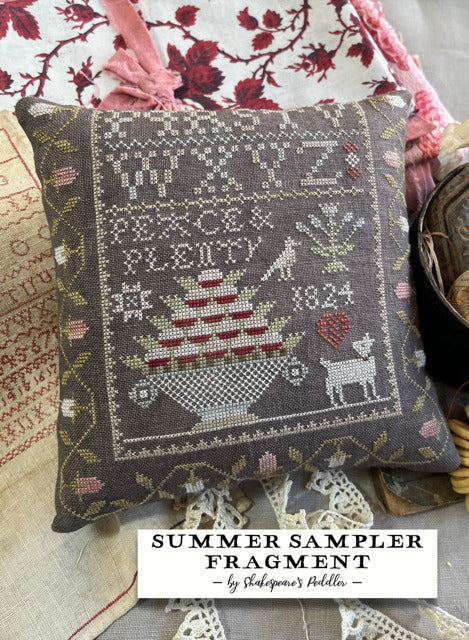 Shakespeare's Peddler - Summer Sampler Fragment