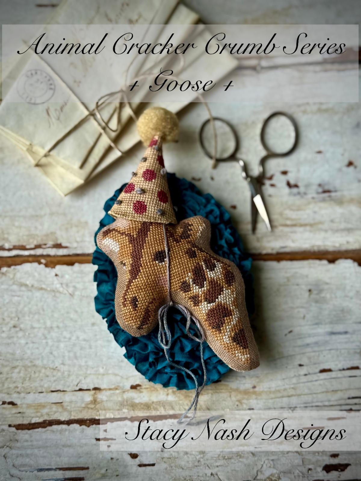 Stacy Nash Designs - Animal Crackers Crumbs Series: Goose