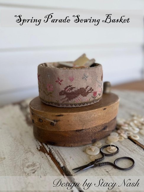 Stacy Nash Designs - Spring Parade Sewing Basket