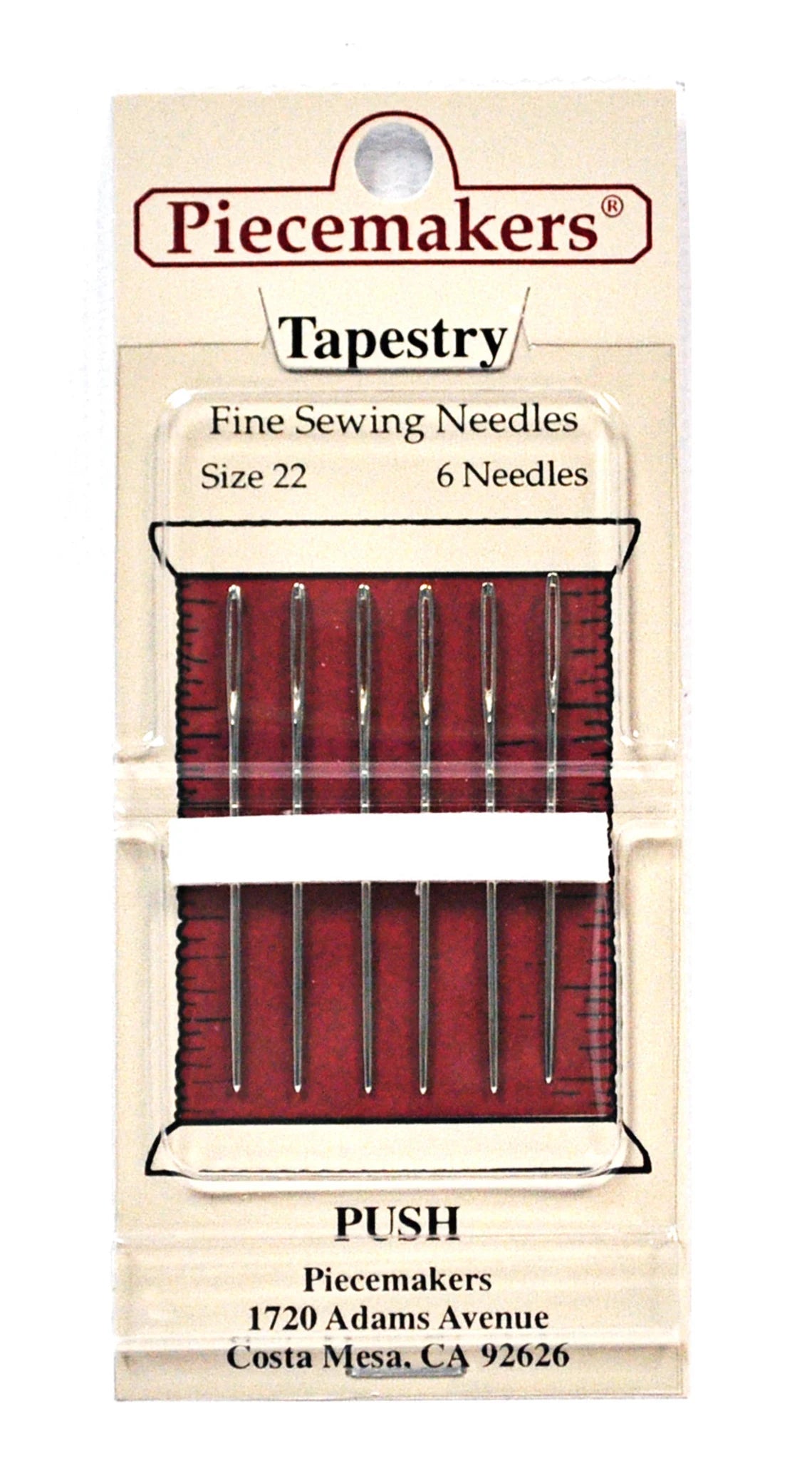 Piecemakers Tapestry Needles Sz 22