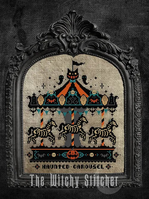 The Witchy Stitcher - Vintage Halloween Carousel