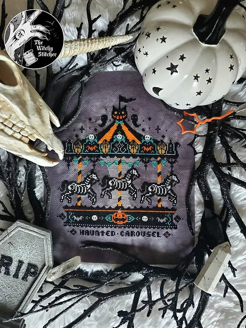 The Witchy Stitcher - Vintage Halloween Carousel