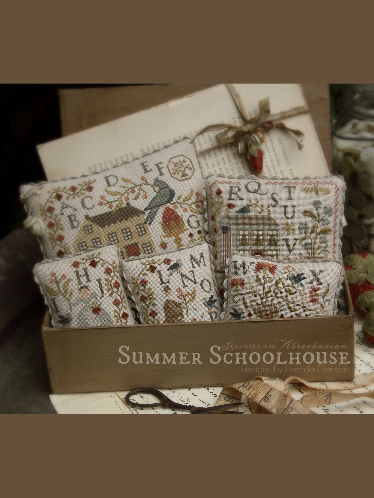 HDF Vikki Clayton-Dyer Silk - With Thy Needle & Thread Summer Schoolhouse Series Lessons1-4