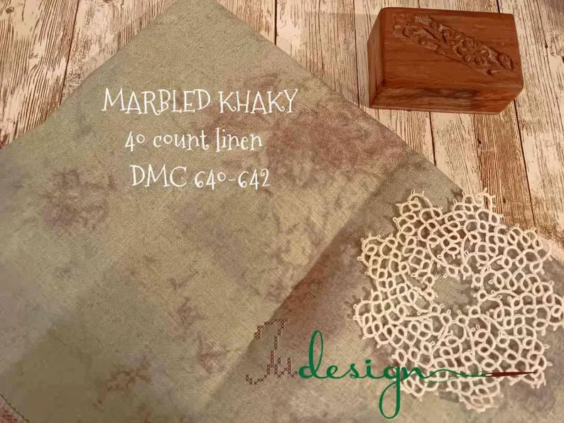40 Count Marbled Khaky XJuDesign