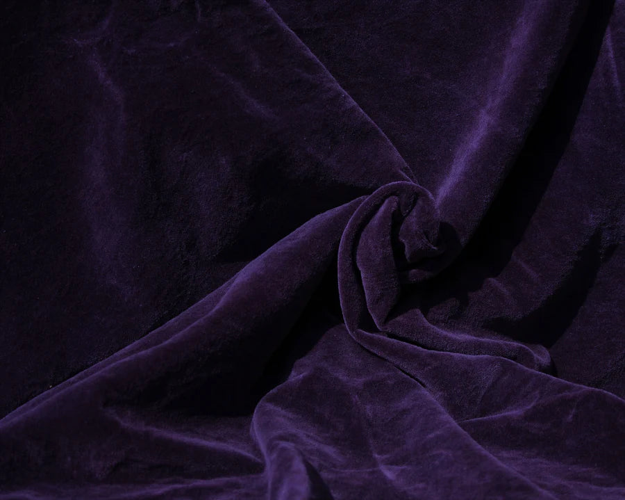 Fiddlestix Designs - Concord Hand-dyed 100% Organic Cotton Velvet Fabric