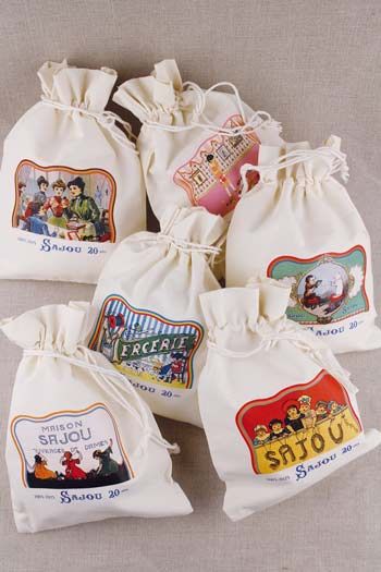 Sajou Cotton Drawstring Bag