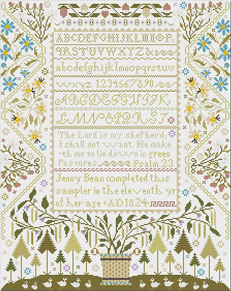 Shakespeare's Peddler - Jenny's Bean Garden; The Green Bean Sampler