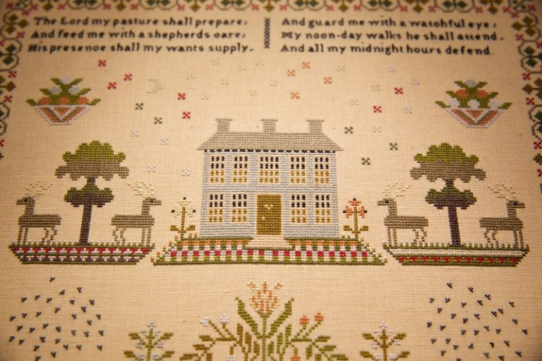 Hands Across The Sea Samplers - Elizabeth Dinsdale 1846