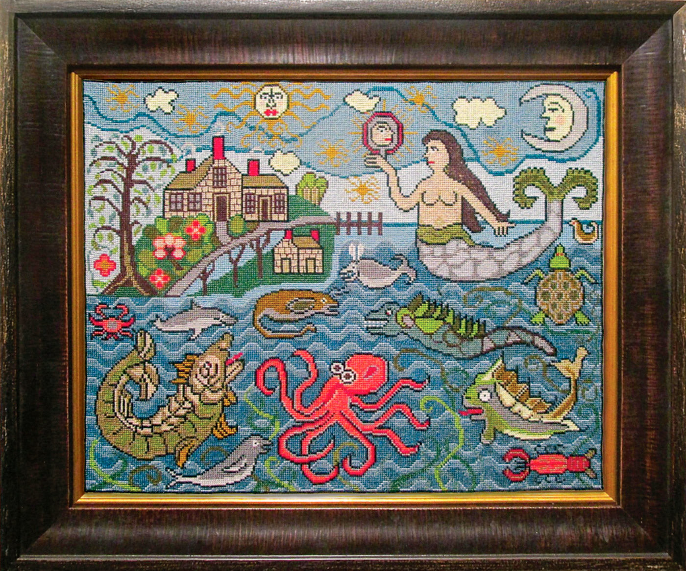 HDF Vikki Clayton-Dyer Silk - Scarlet Letter The Kraken and the Mermaid