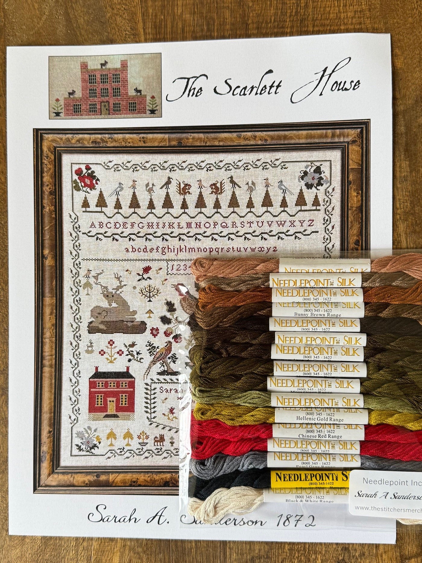 The Scarlett House - Sarah A. Sanderson 1872