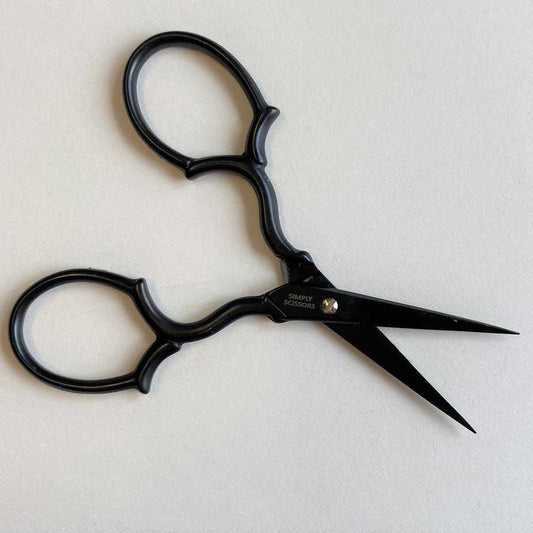 Black Milanese Embroidery Scissors