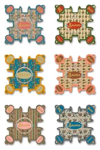 Sajou Thread Cards - Boxed Set of Six; Various Designs