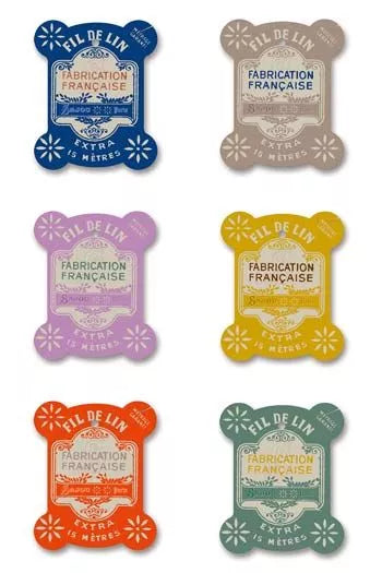 Sajou Thread Cards - Boxed Set of Six; Various Designs