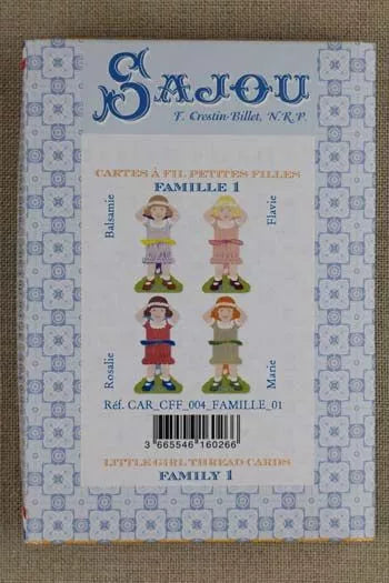 Sajou Thread Card Little Girl Thread Card Family 1