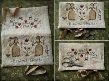 Scattered Seeds Samplers - Kindred Hearts Needlekeeper
