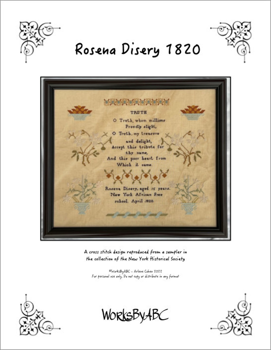 Works by ABC - Rosena Disery 1820