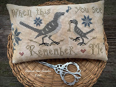 Scattered Seeds Samplers - Mockingbird's Message Pinkeep