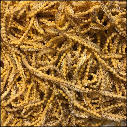 Lady Dot Creates - Sandy Gold Mini Pom Poms Trim