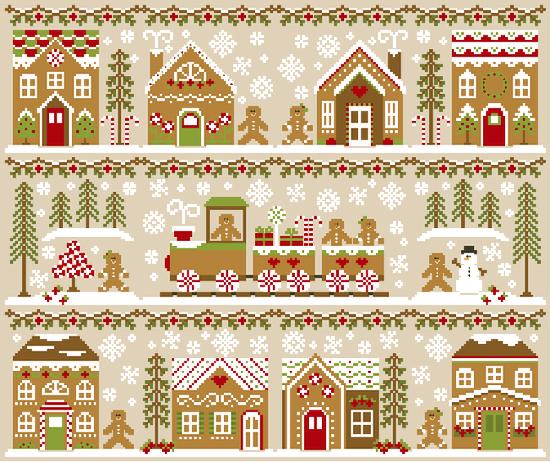 Country Cottage Needleworks - Gingerbread Village: Gingerbread House #7