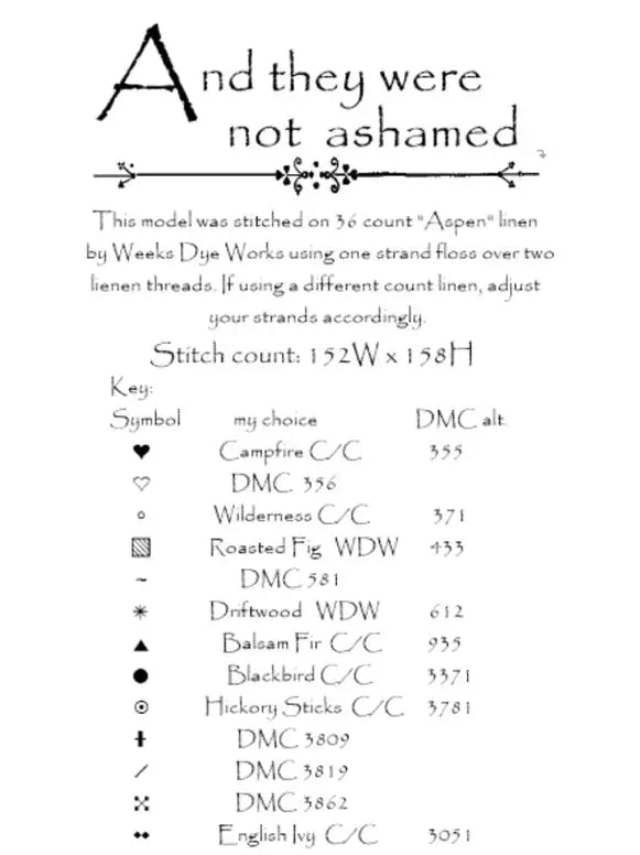 La-D-Da - And They Were Not Ashamed