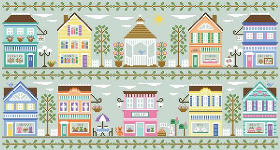 Country Cottage Needleworks -Main Street Gazebo