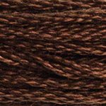 DMC Stranded Cotton - 0898 Coffee Brown Very Dark