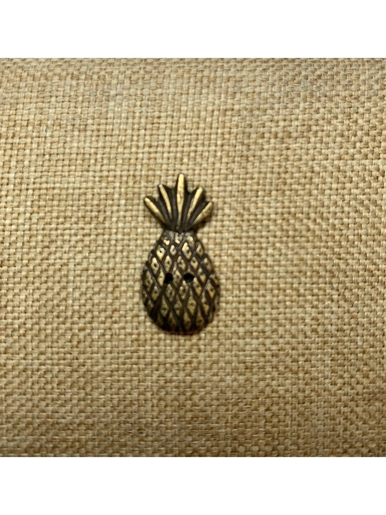 Homespun Elegance Olde Brass Buttons - Pineapple