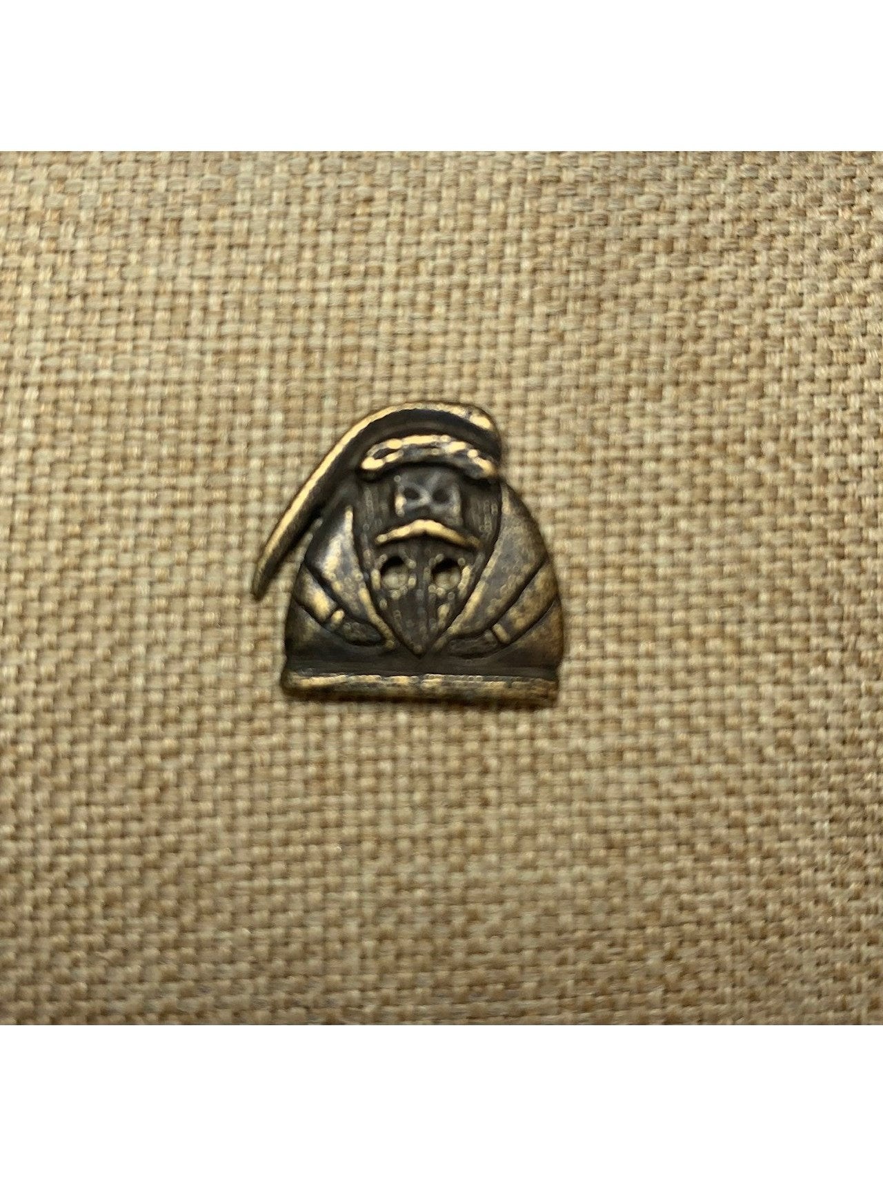 Homespun Elegance Olde Brass Buttons - Santa