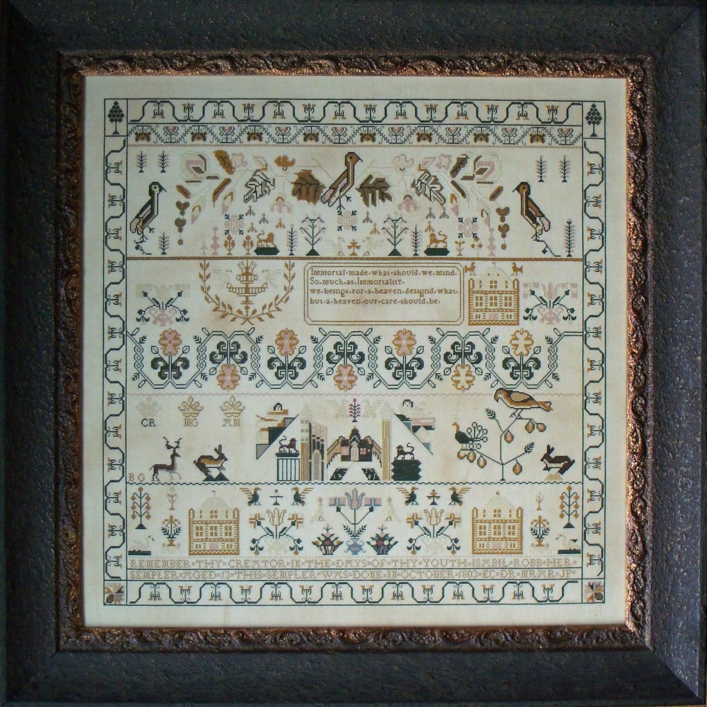 Samplers Not Forgotten - Isabill Robb 1803