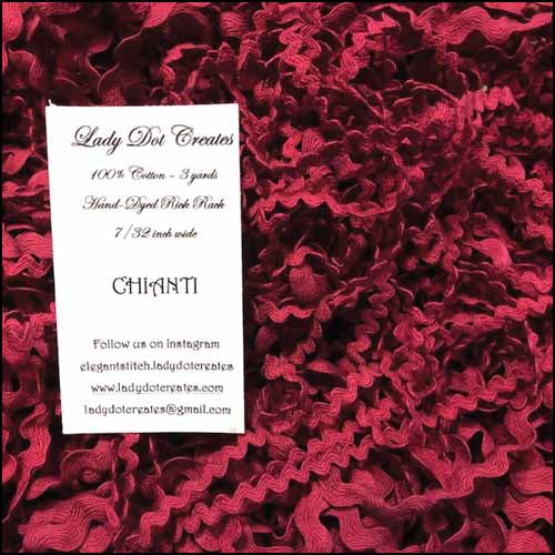 Lady Dot Creates - Chianti Baby Rick Rack Trim