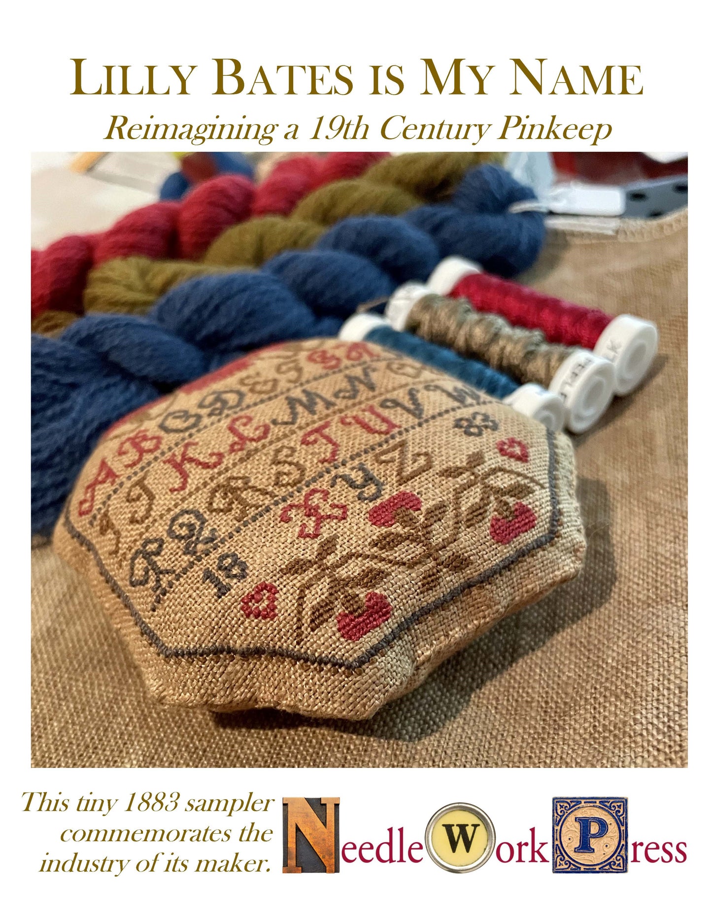 Needlework Press - Lilly Bates Sampler Pinkeep