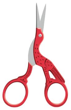 Vintage Stork Scissors by Lori Holt for Riley Blake Designs 3.5"
