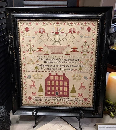Chessie & Me - Sarah Casey Unwin 1848 Sampler