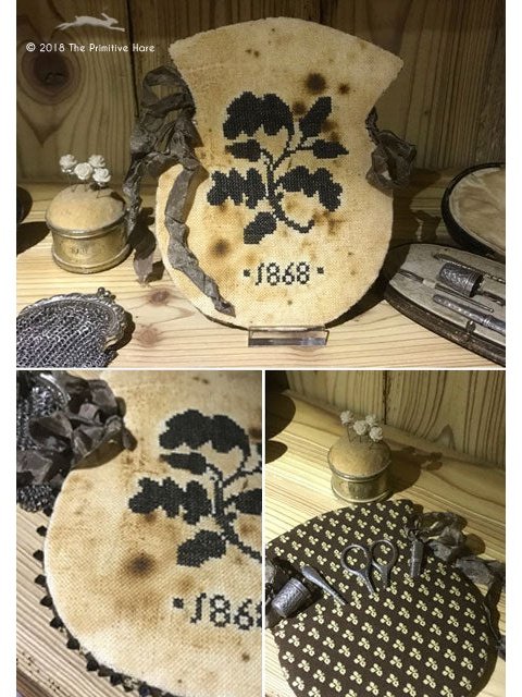 The Primitive Hare - '800 Needlework Purse