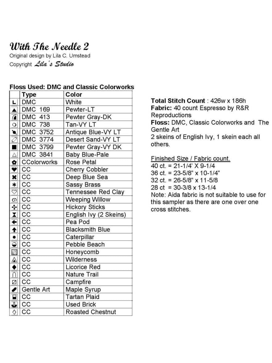 Lila's Studio - With the Needle 2