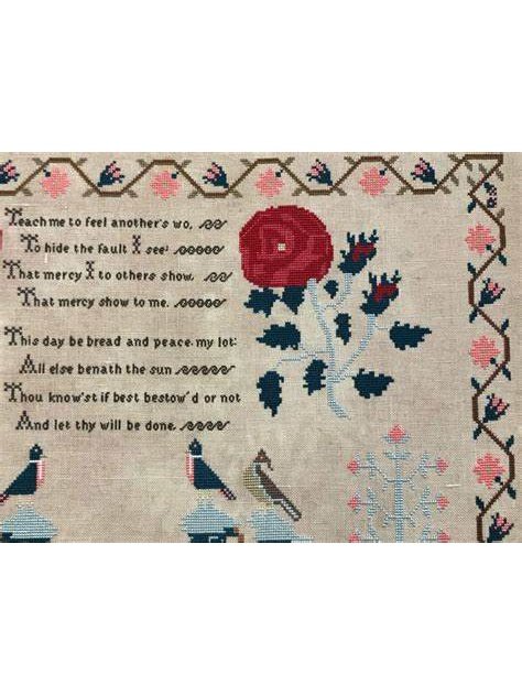 Hands Across The Sea Samplers - Ann Ogden 1843