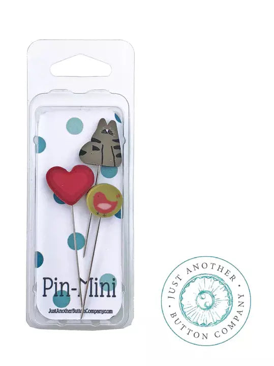 Just Another Button Company Pin Mini: Cat Lover