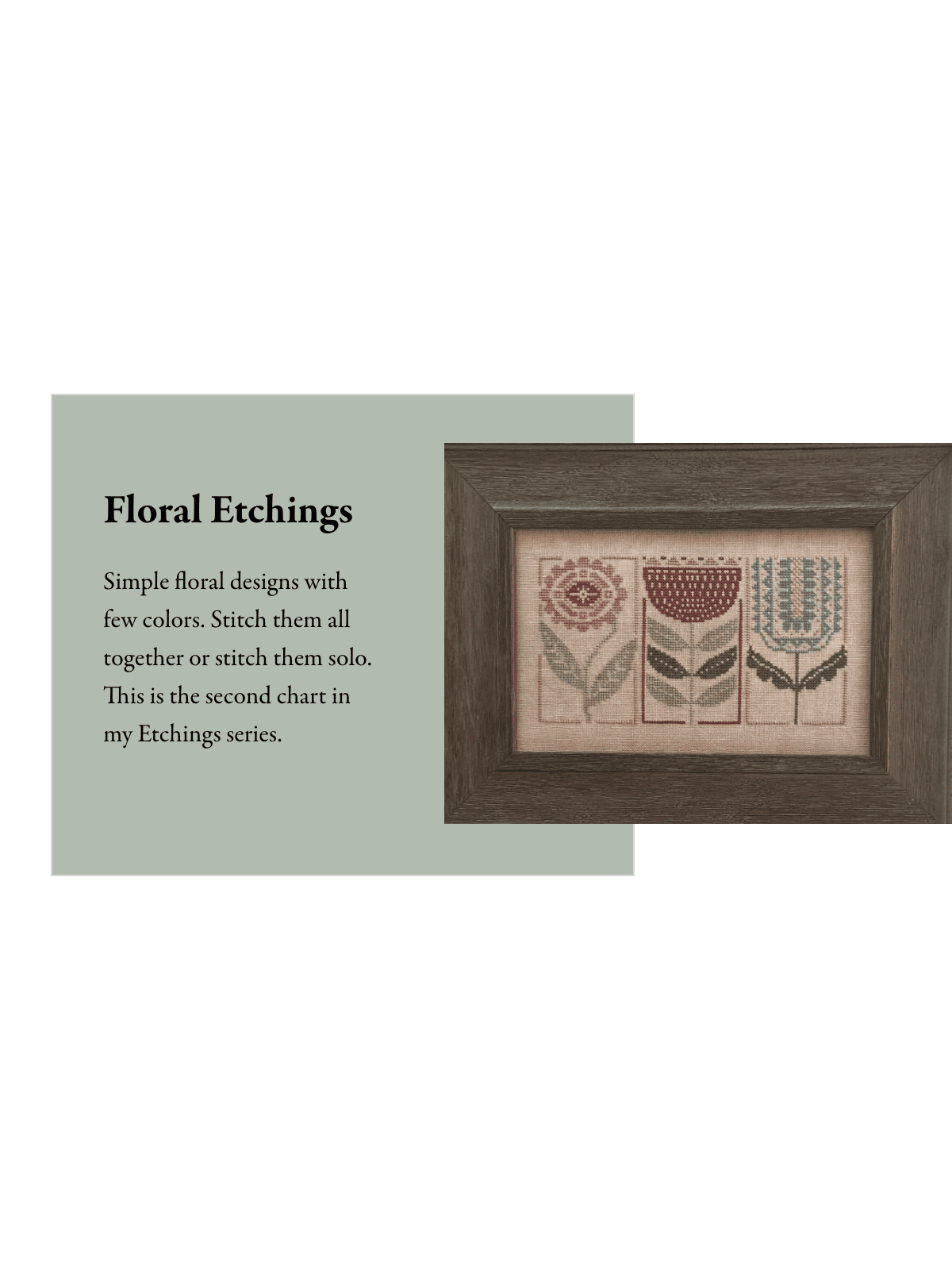 Heart in Hand - Floral Etchings