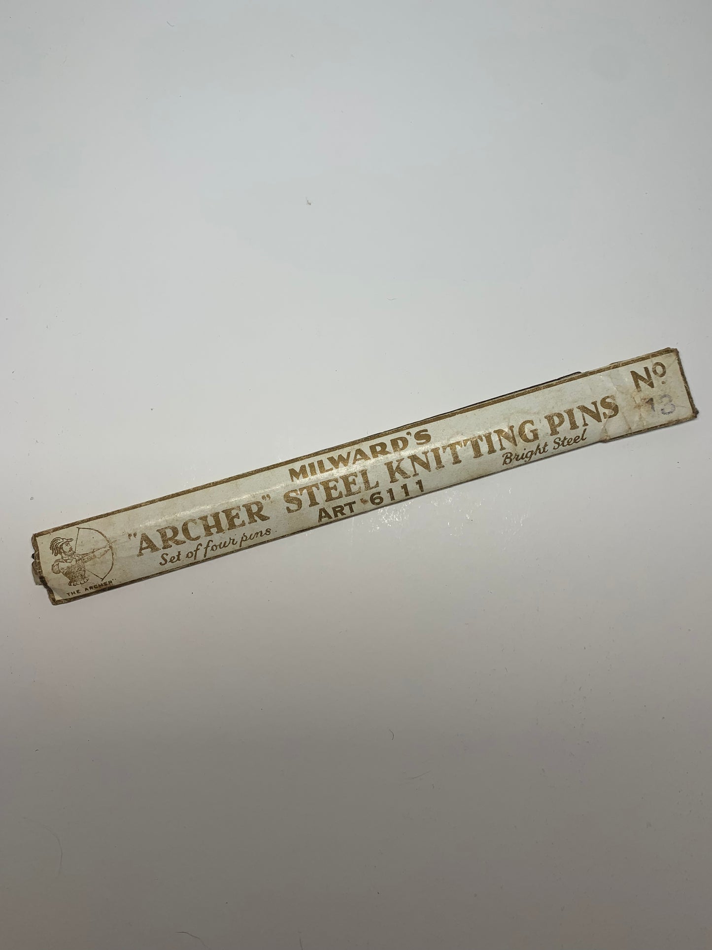 Vintage Milward's Knitting Pin Set